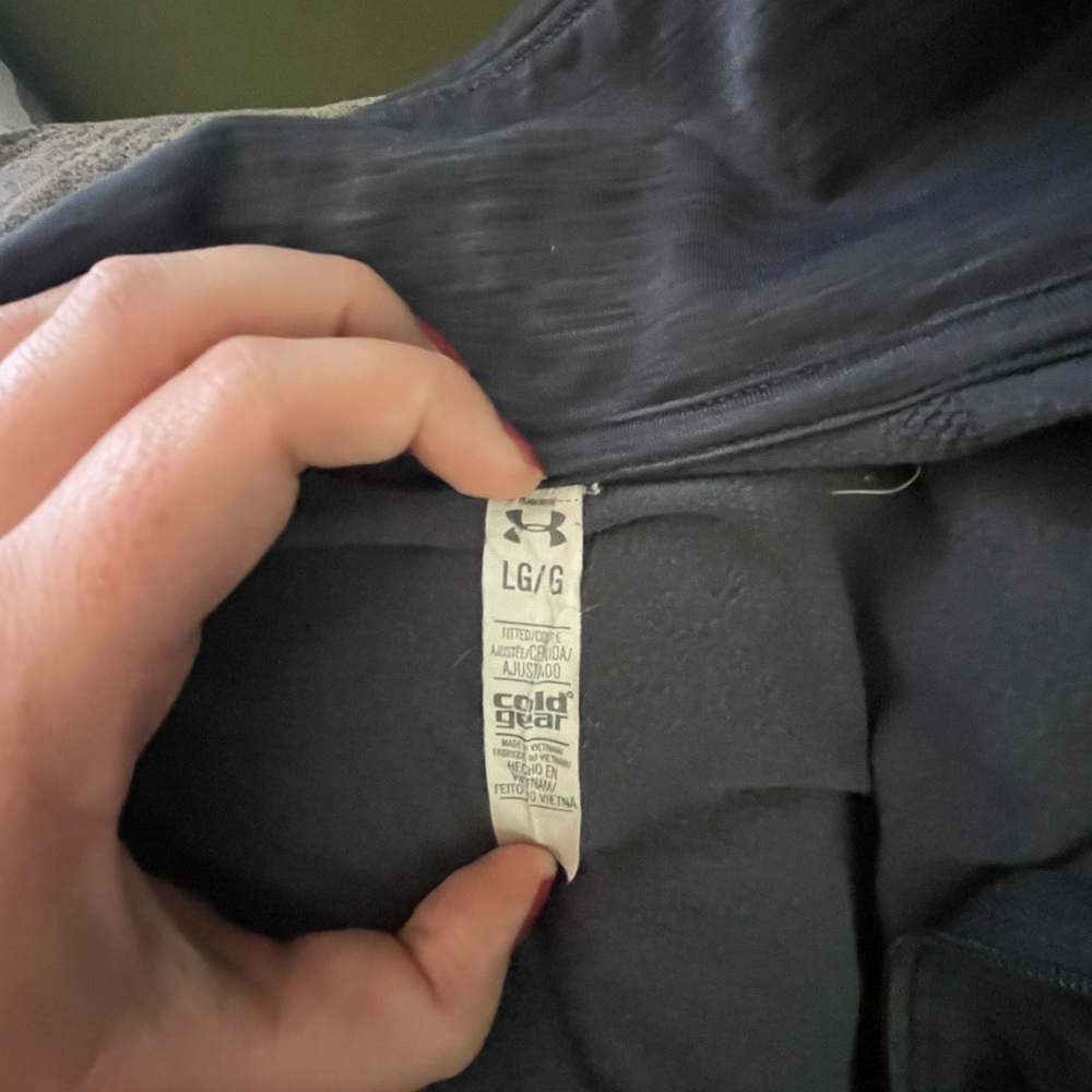 Under Armour cold gear quarter zip fitted pull-over